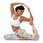 Festive Stickers Yoga Leggings