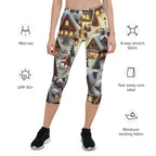 Festive Village Capris