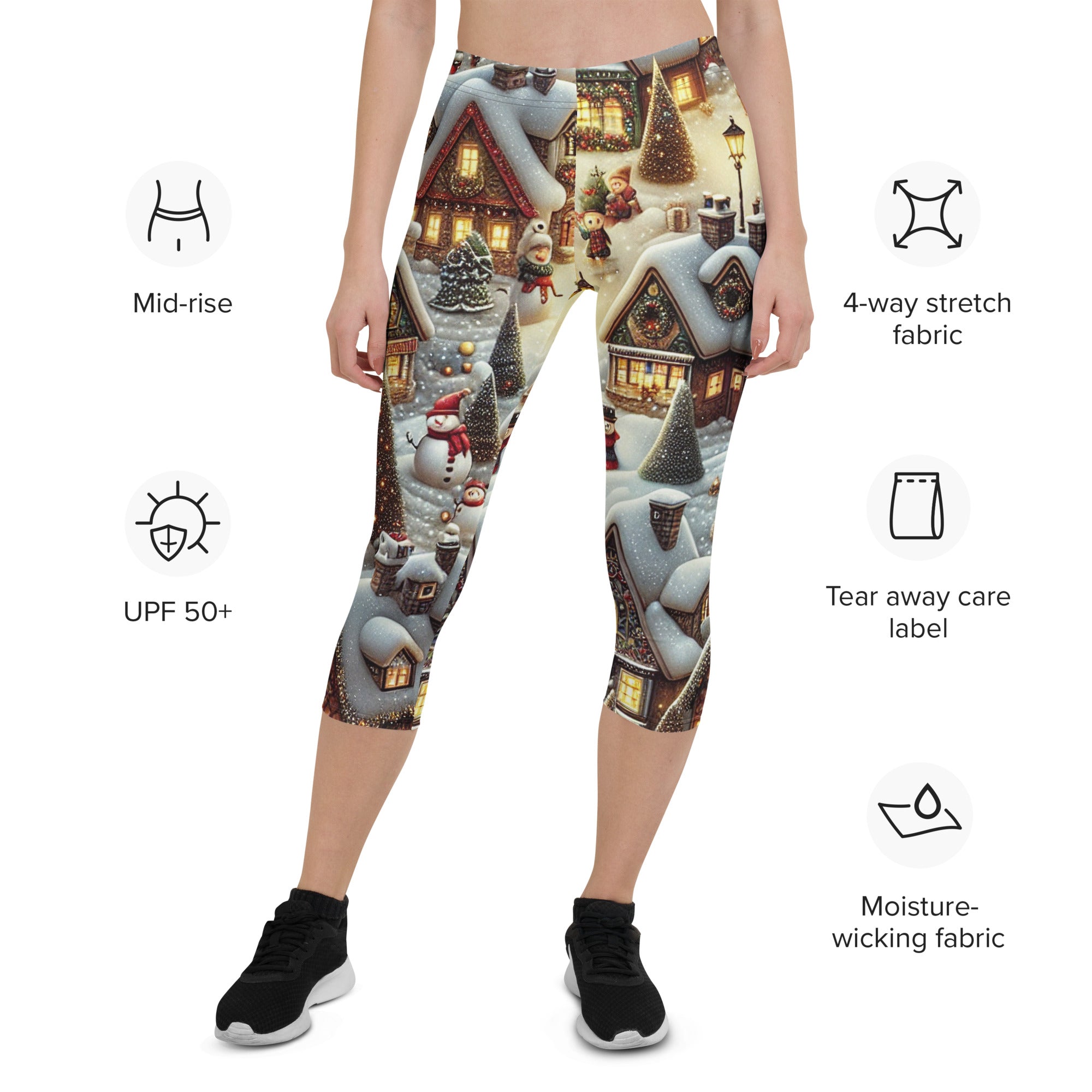 Festive Village Capris