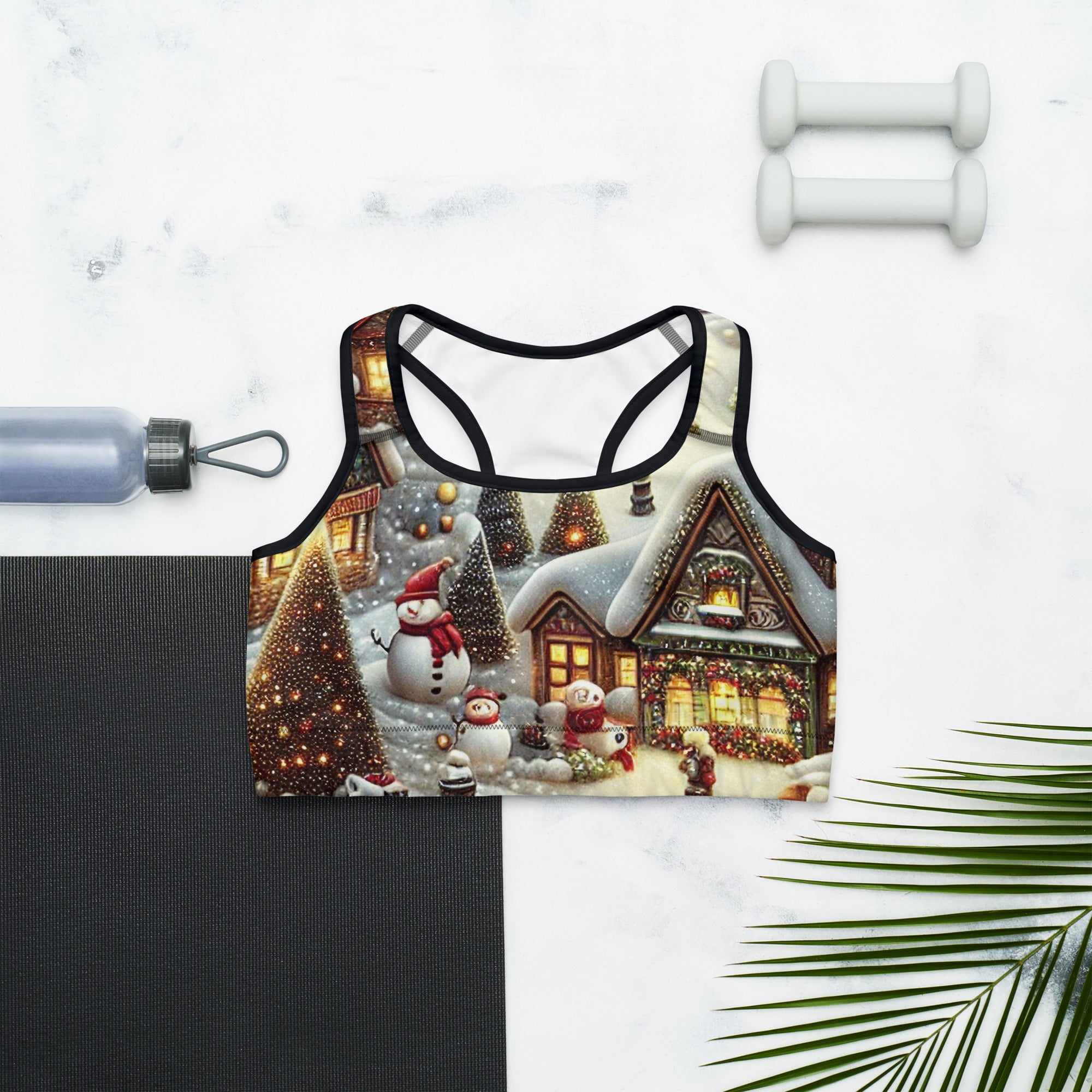 Festive Village Sports Bra