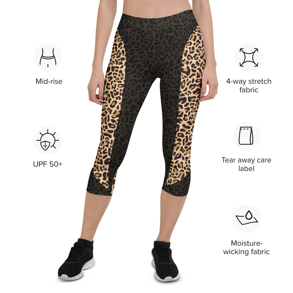 Fierce Leopard Capris