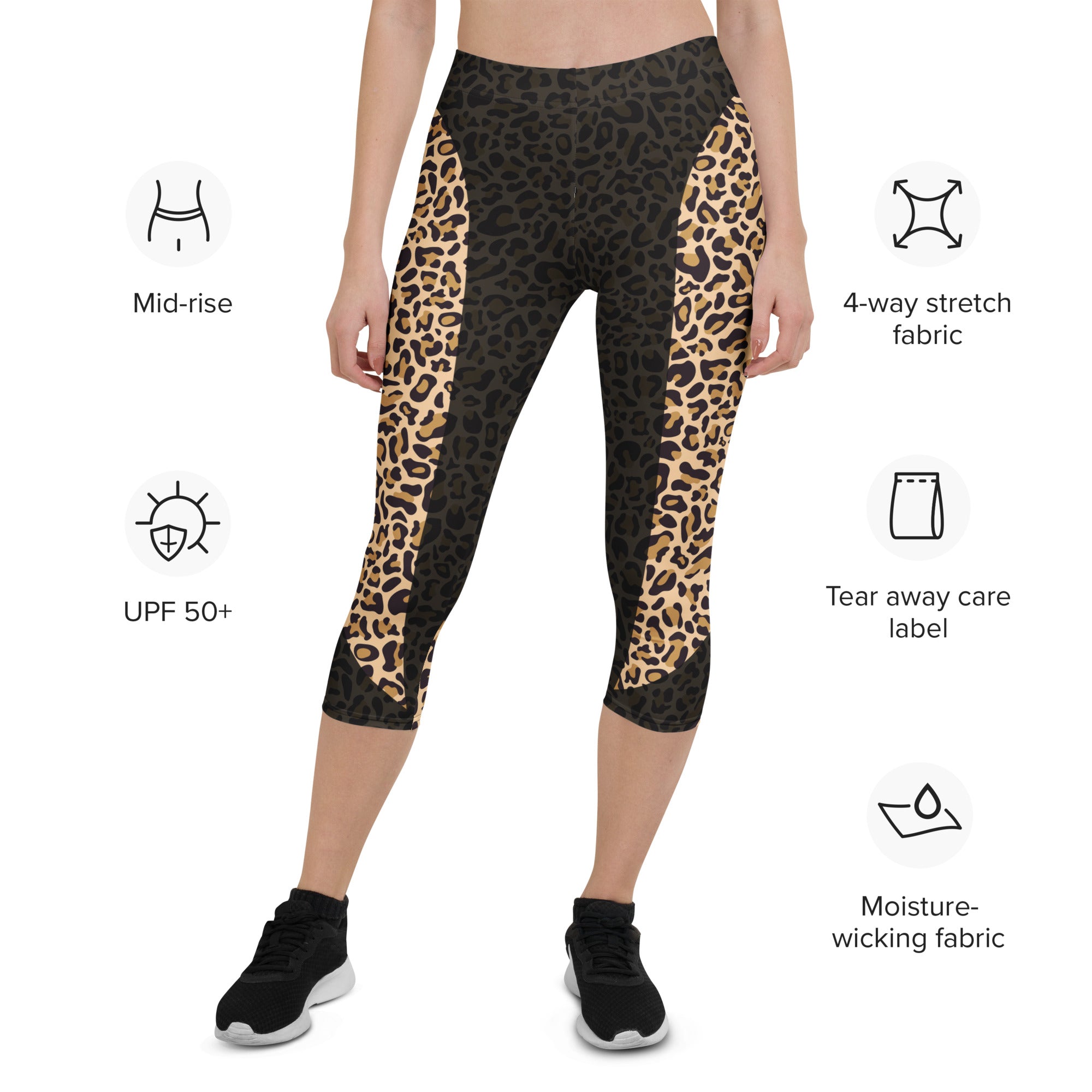 Fierce Leopard Capris