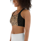 Fierce Leopard Sports Bra