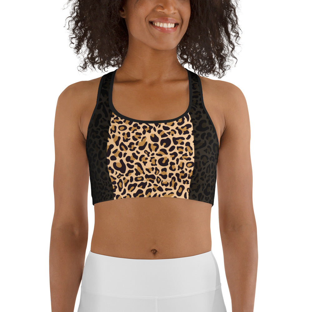 Fierce Leopard Sports Bra