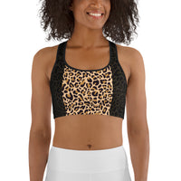 Fierce Leopard Sports Bra