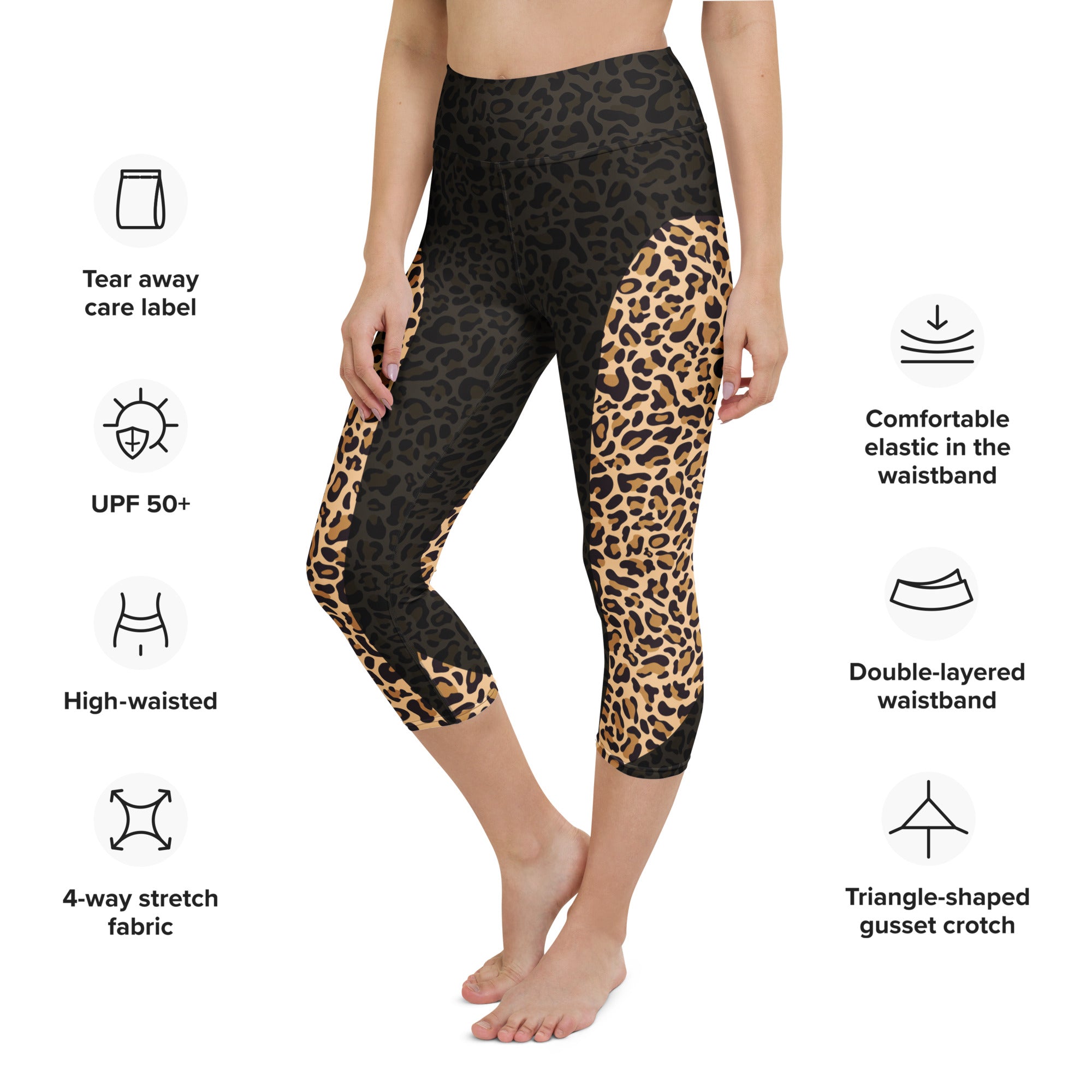 Fierce Leopard Yoga Capris