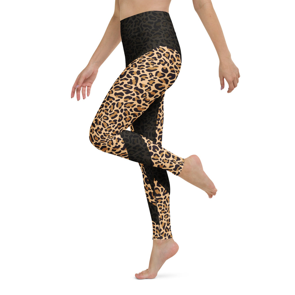 Fierce Leopard Yoga Leggings