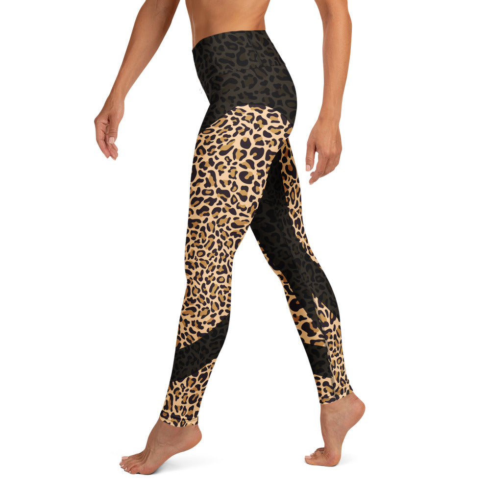 Fierce Leopard Yoga Leggings