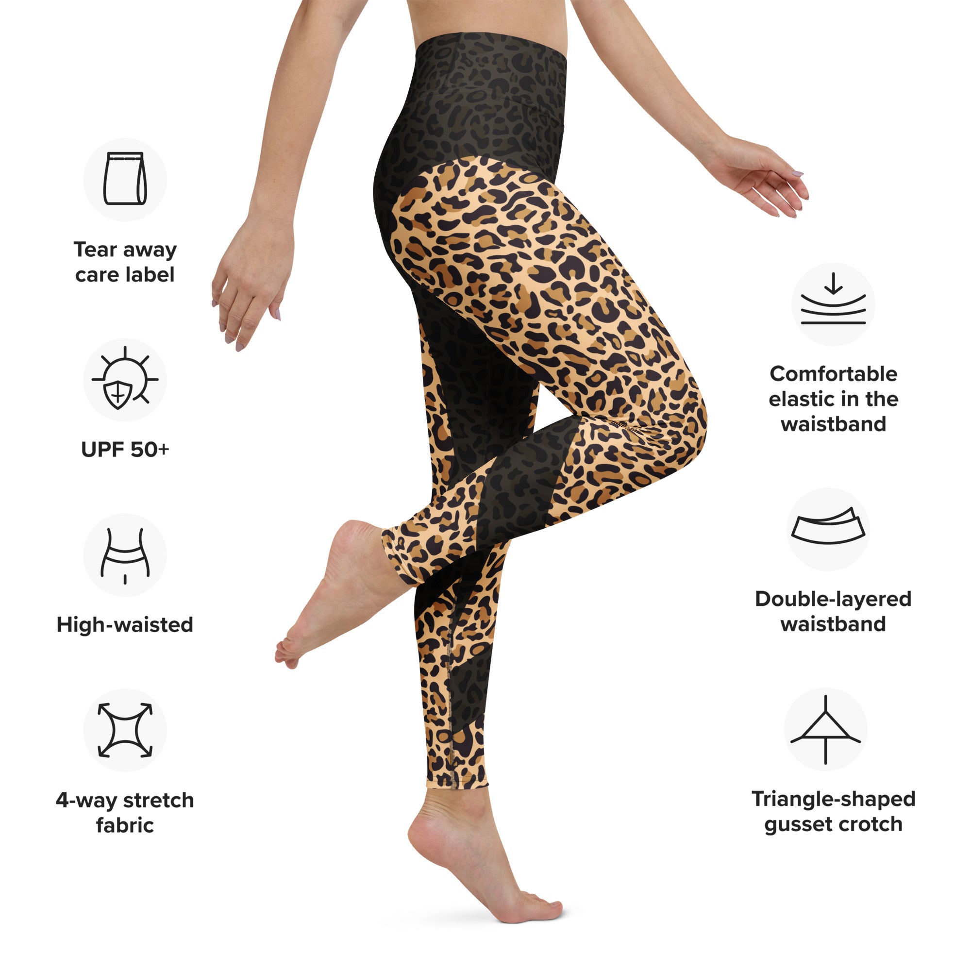 Fierce Leopard Yoga Leggings