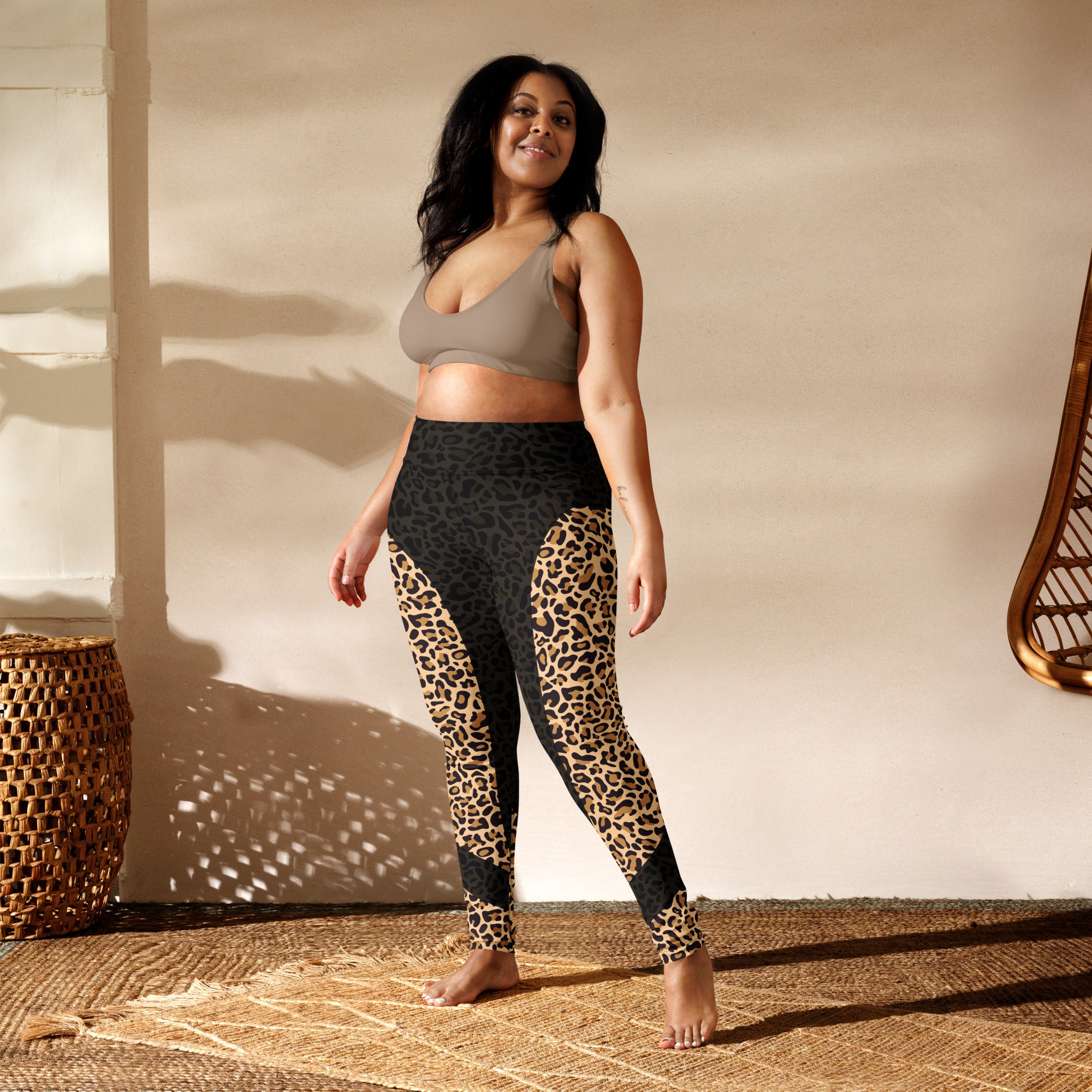 Fierce Leopard Yoga Leggings