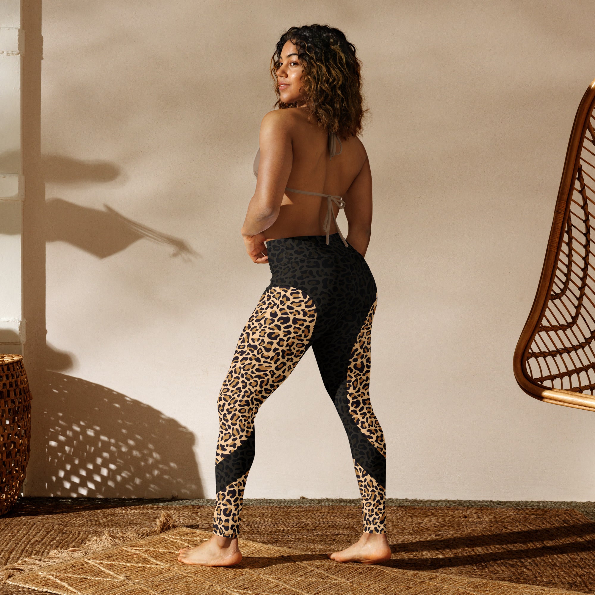 Fierce Leopard Yoga Leggings