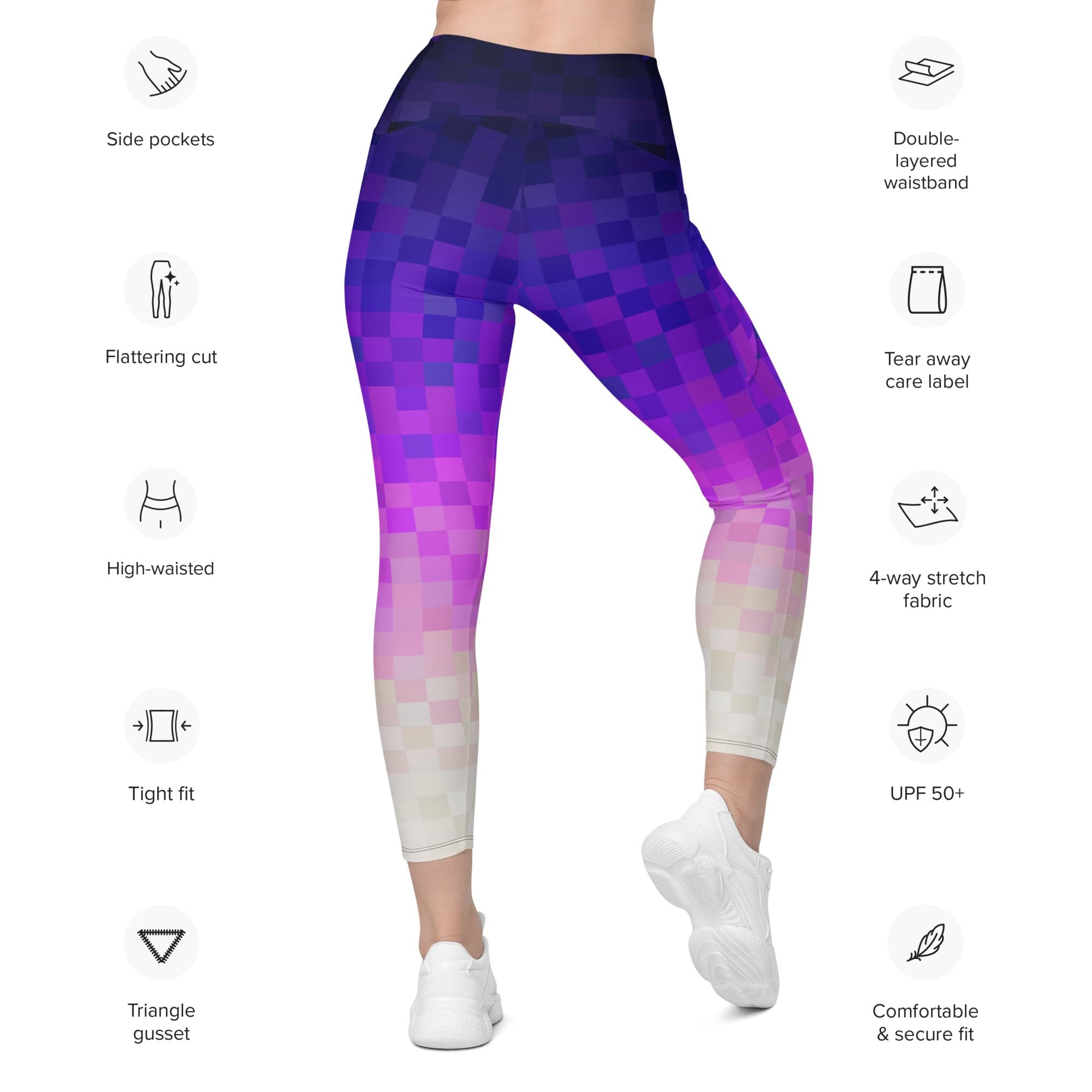 Fierce Pixel Leggings With Pockets