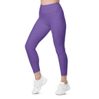Fierce Purple Leggings With Pockets