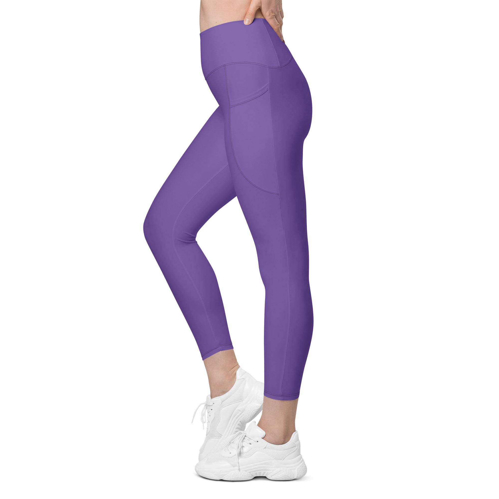Fierce Purple Leggings With Pockets