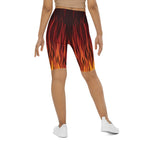Fire Biker Shorts