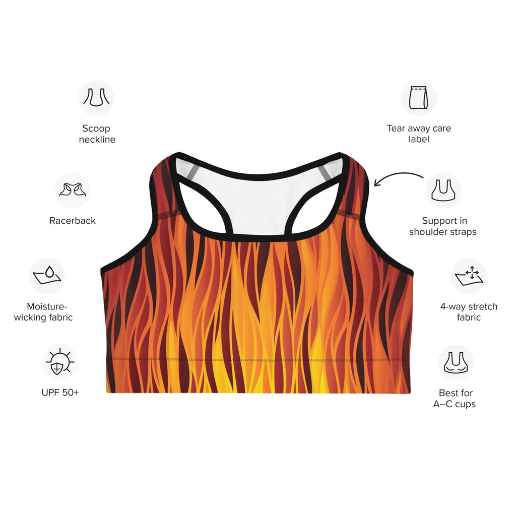 Fire Sports Bra