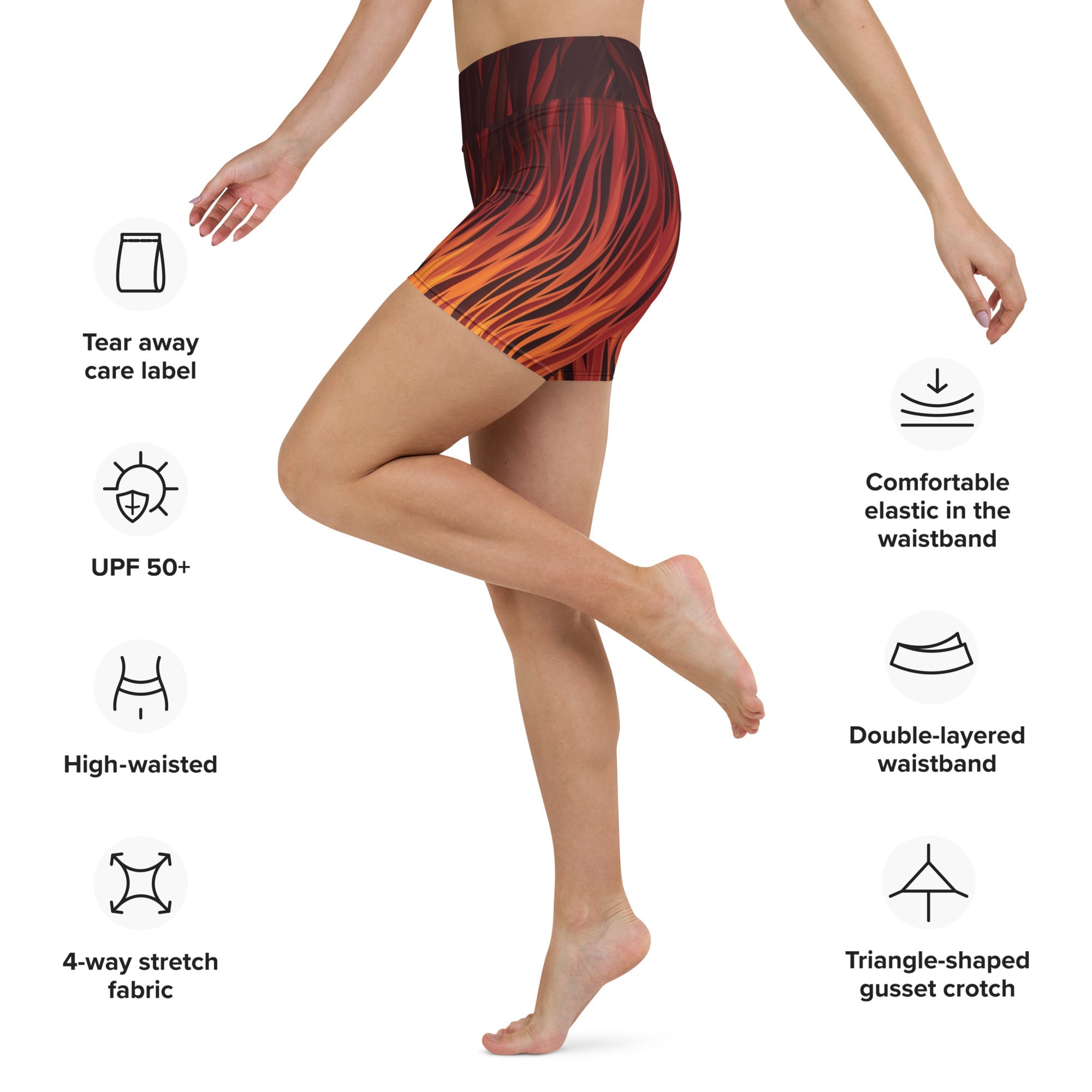 Fire Yoga Shorts