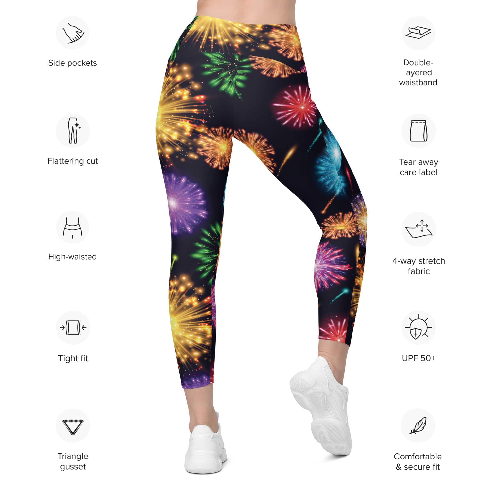 Fireworks Leggings With Pockets