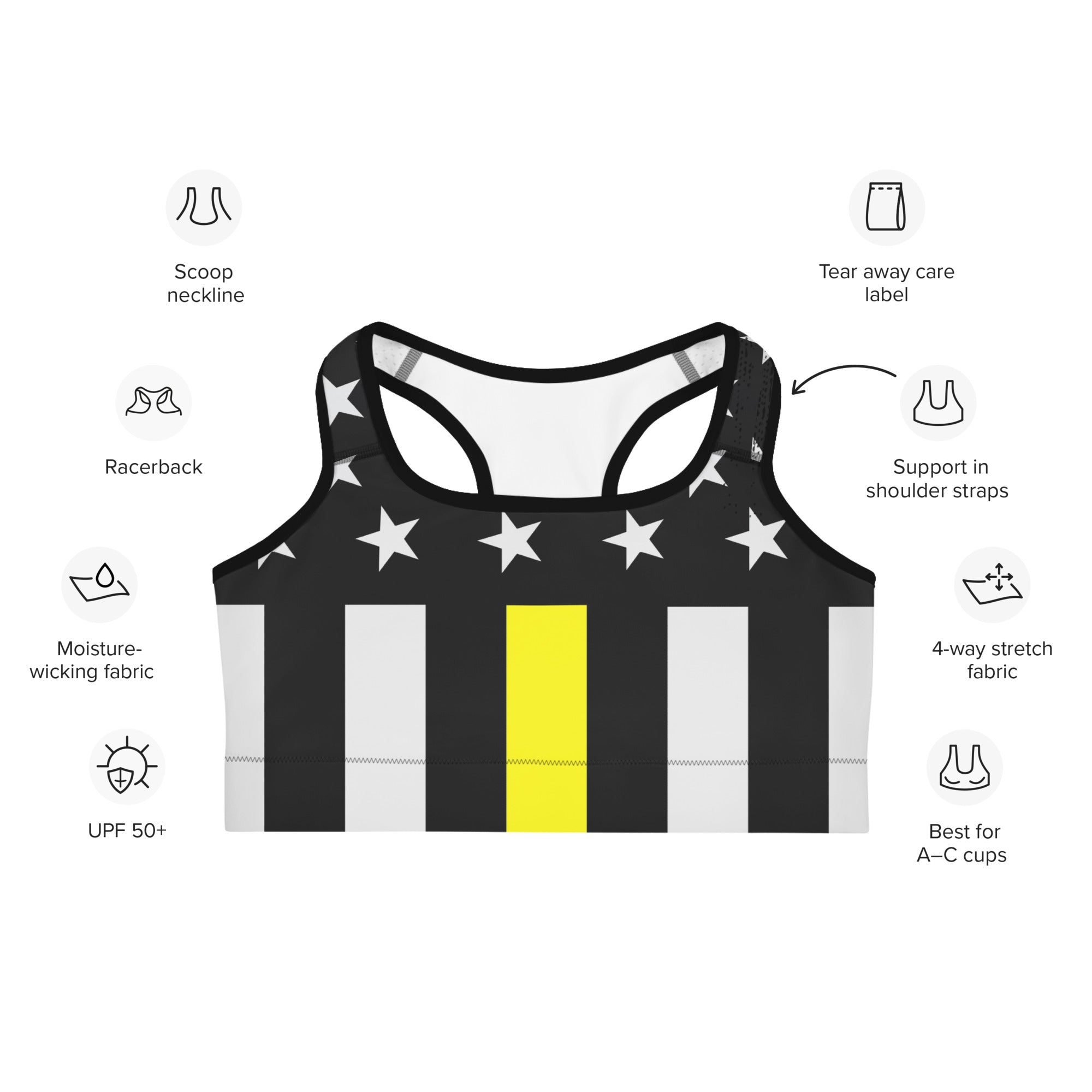 First Responder Dispatch Sports Bra