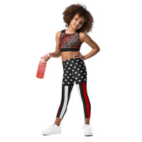 First Responder Firefighter Kid's Leggings