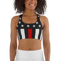 First Responder Firefighter Sports Bra