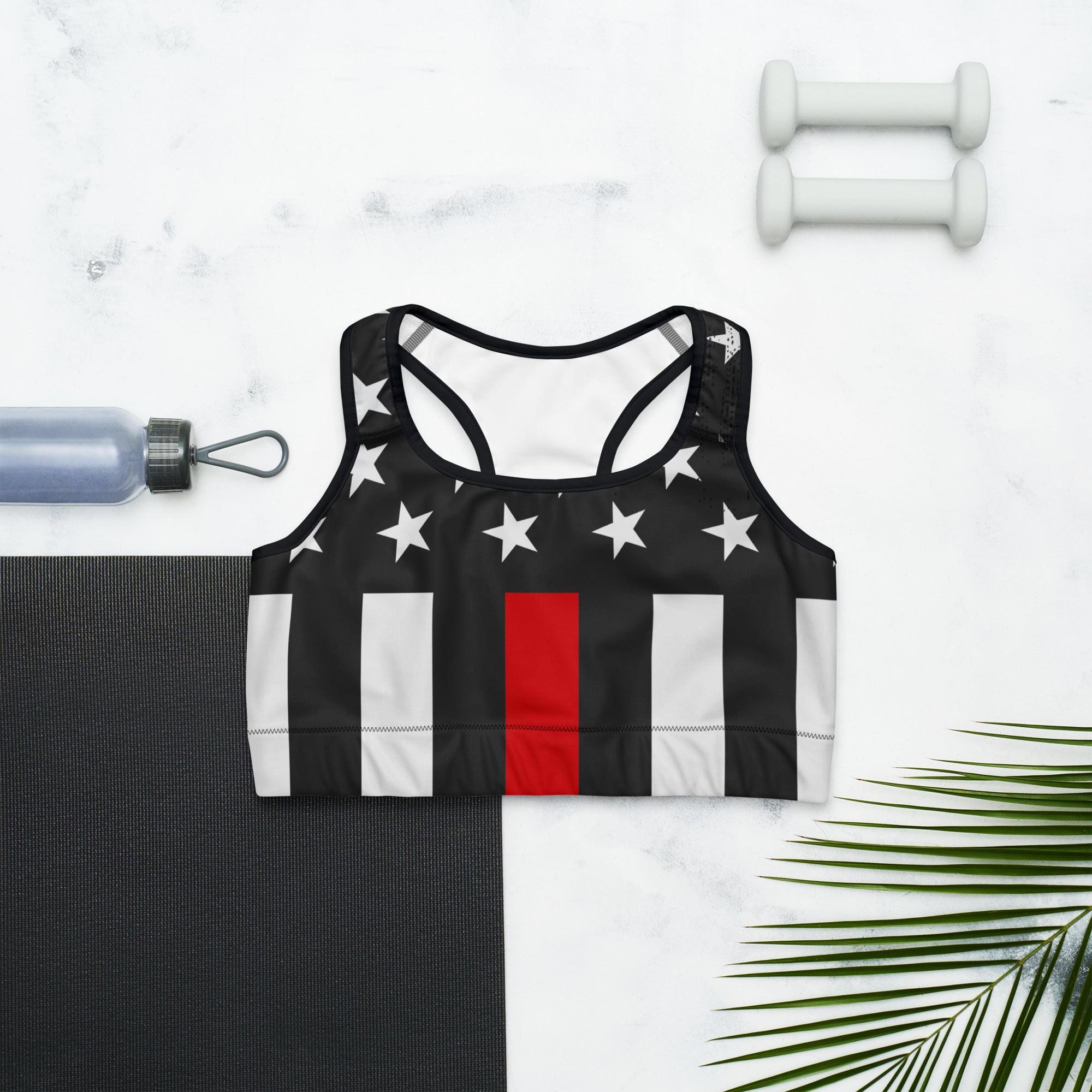 First Responder Firefighter Sports Bra