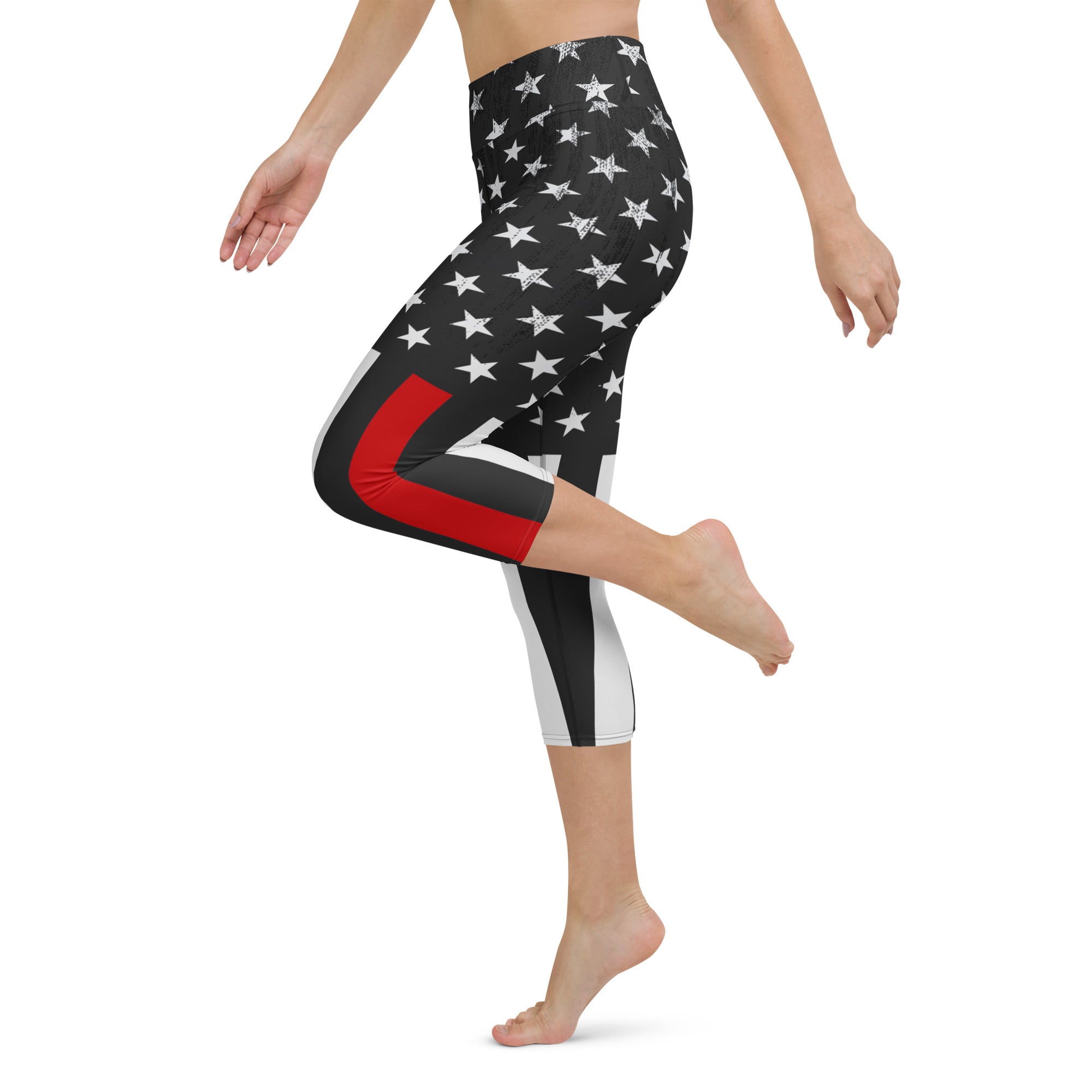 First Responder Firefighter Yoga Capris