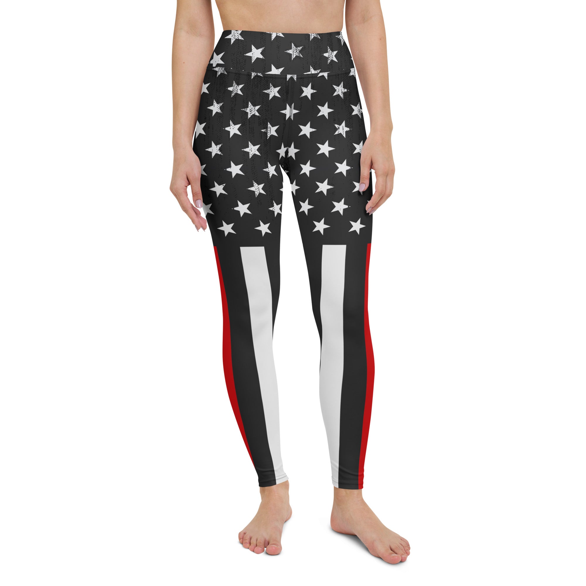 First Responder Firefighter Yoga Leggings