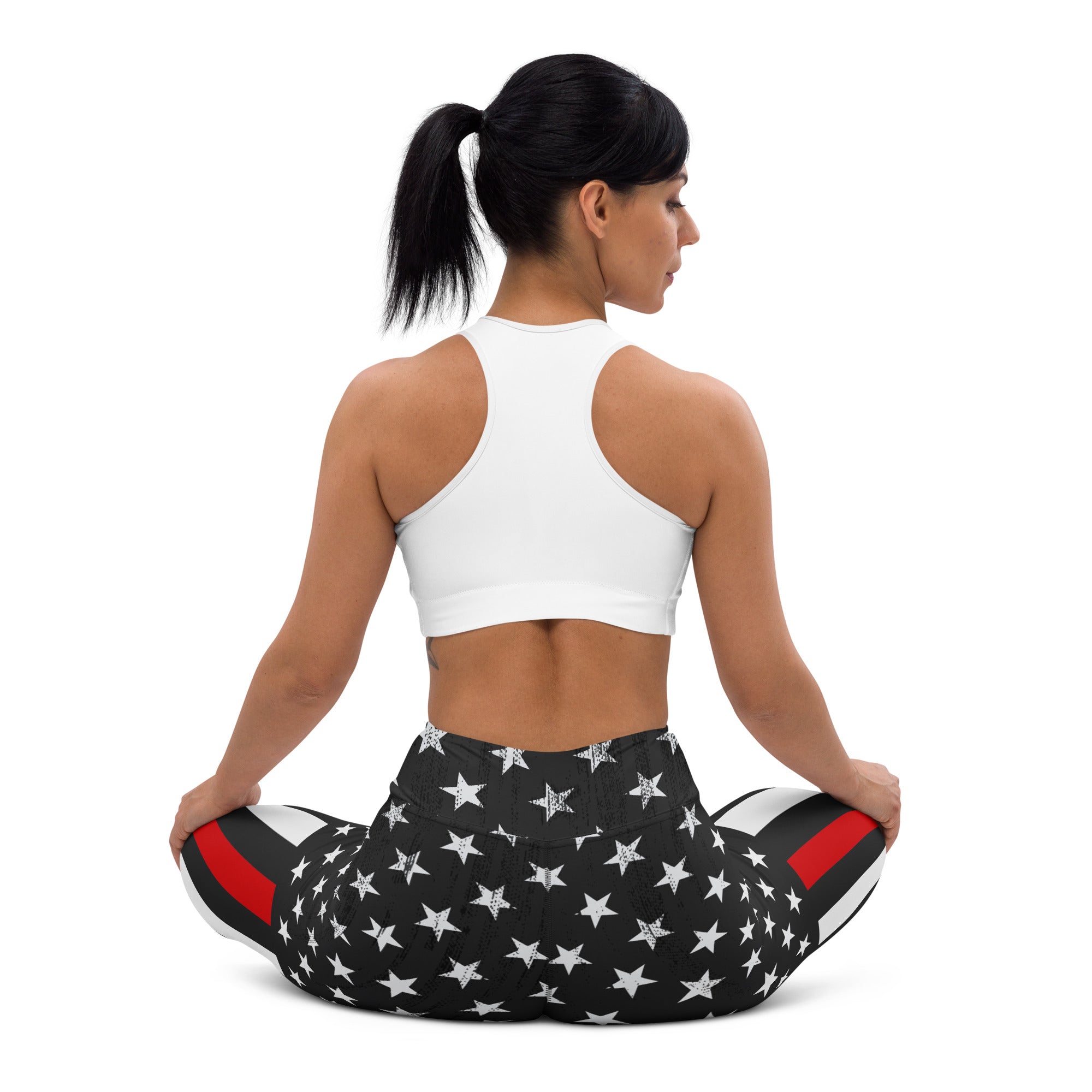 First Responder Firefighter Yoga Leggings