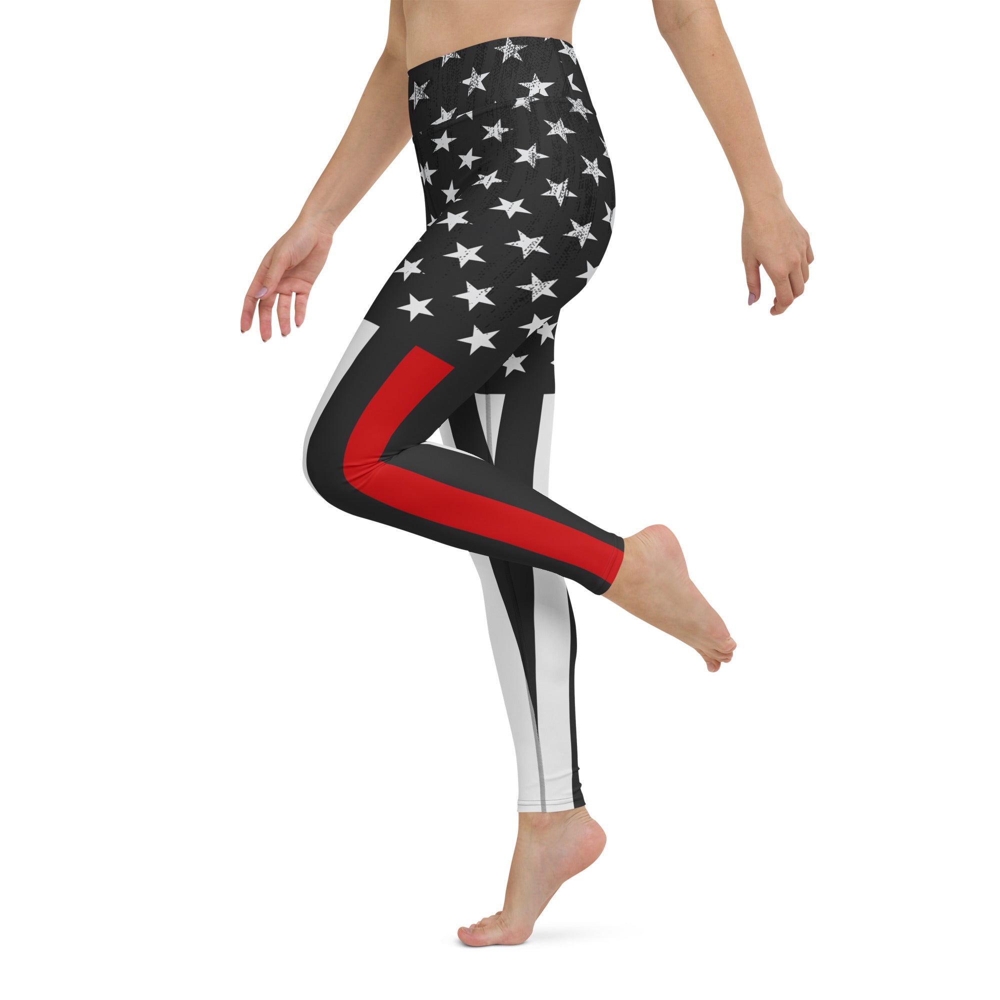 First Responder Firefighter Yoga Leggings