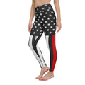 First Responder Firefighter Yoga Leggings