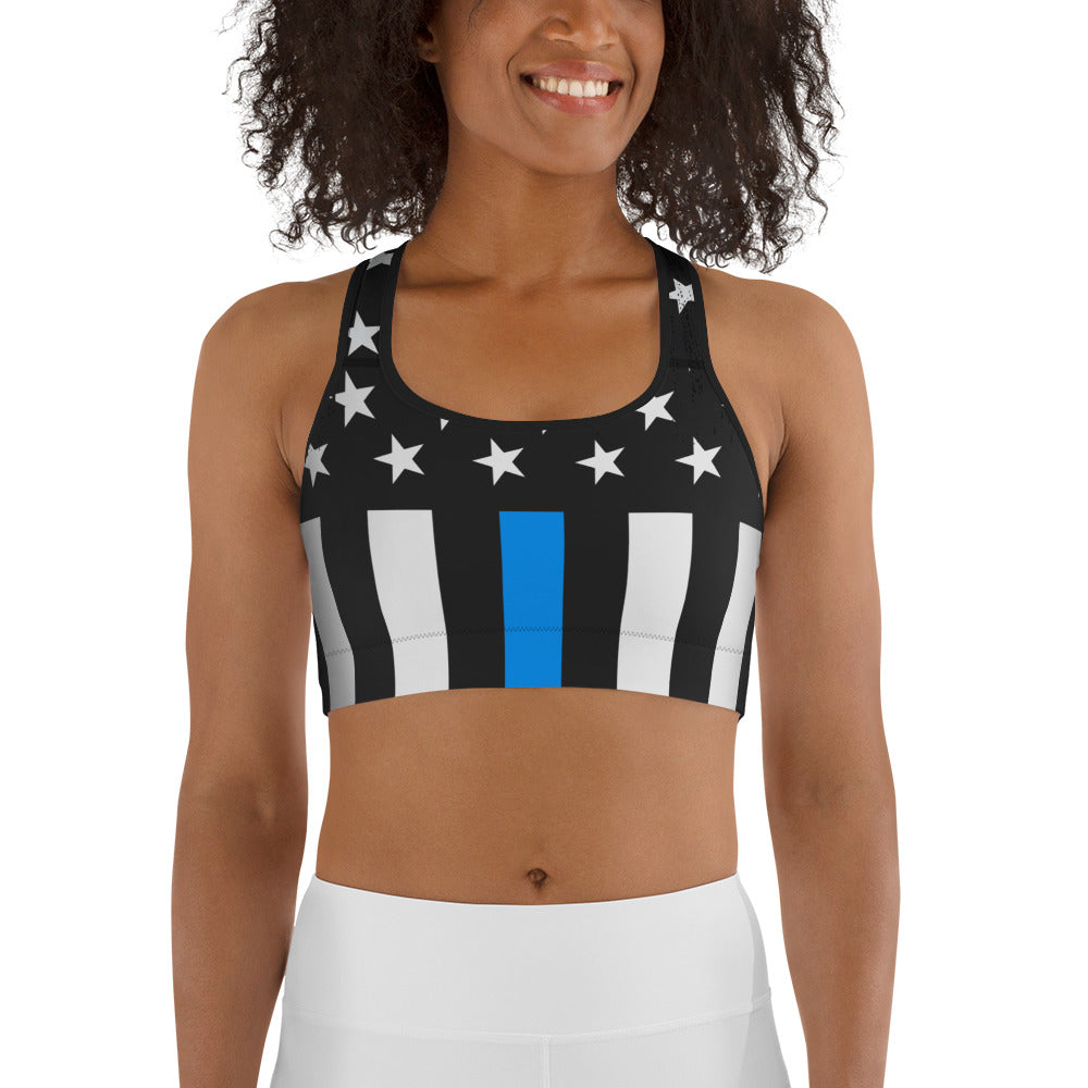 First Responder Police Sports Bra