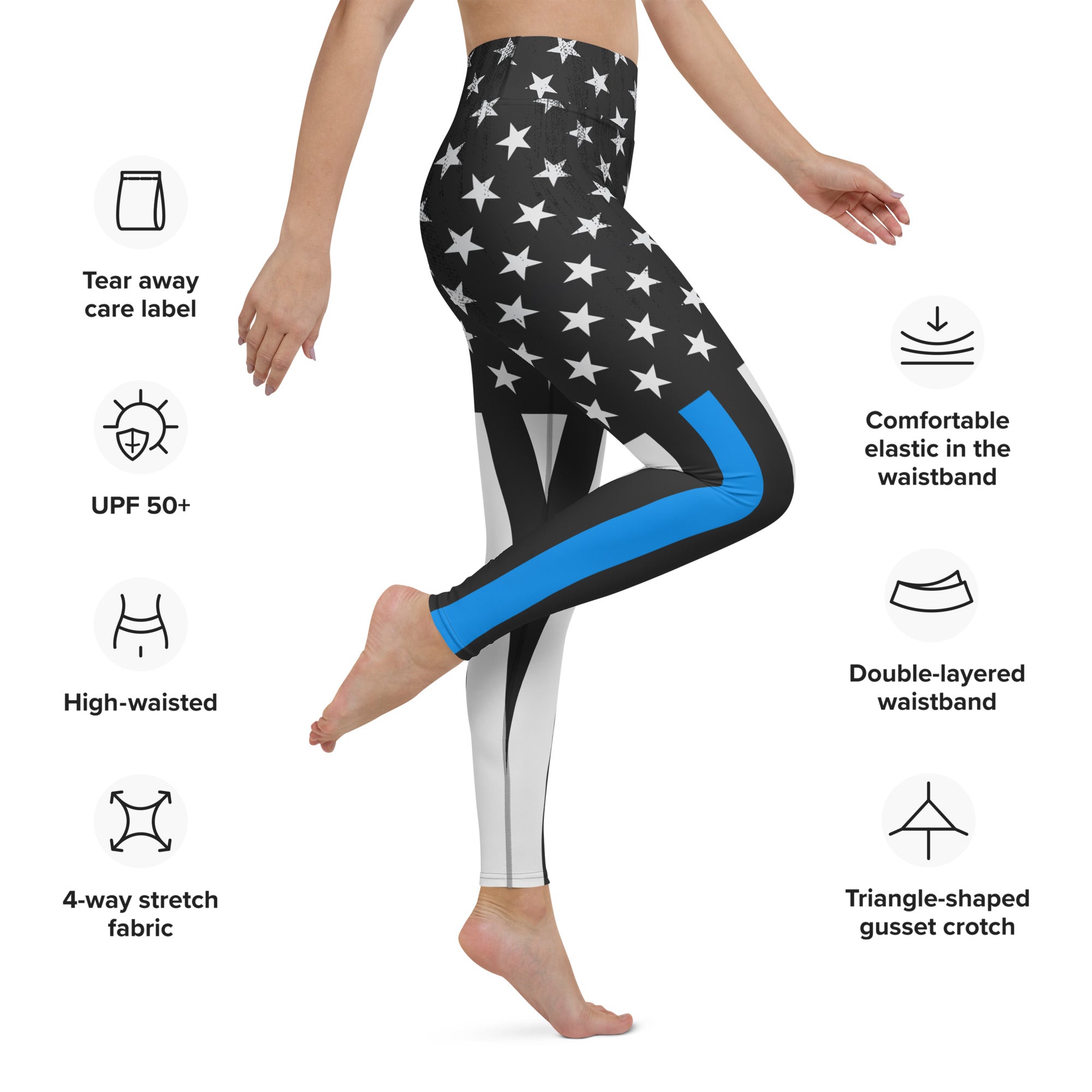 First Responder Police Yoga Leggings