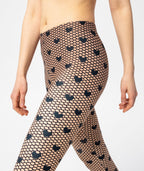Fishnet Tights Print Leggings