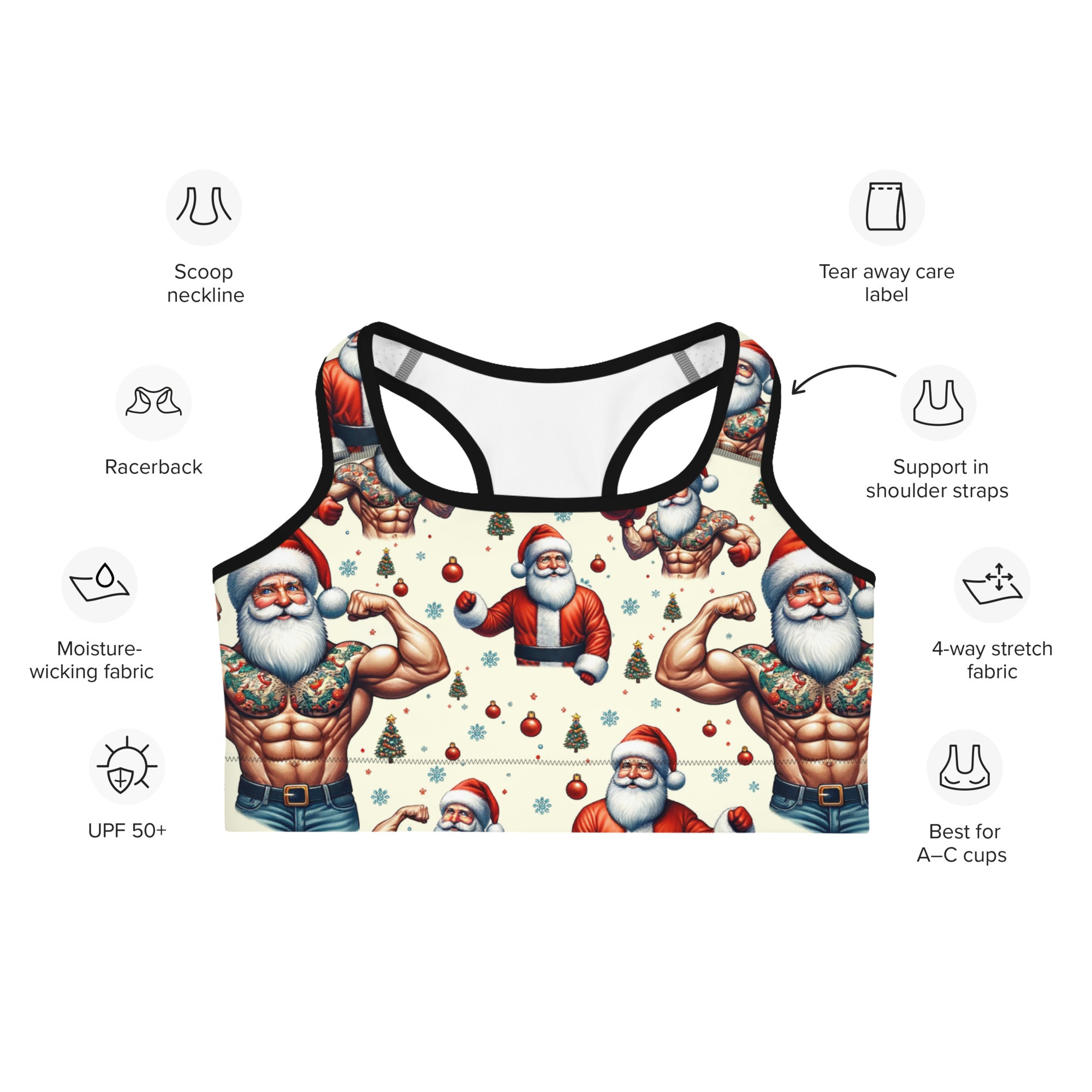 Fit Santa Sports Bra