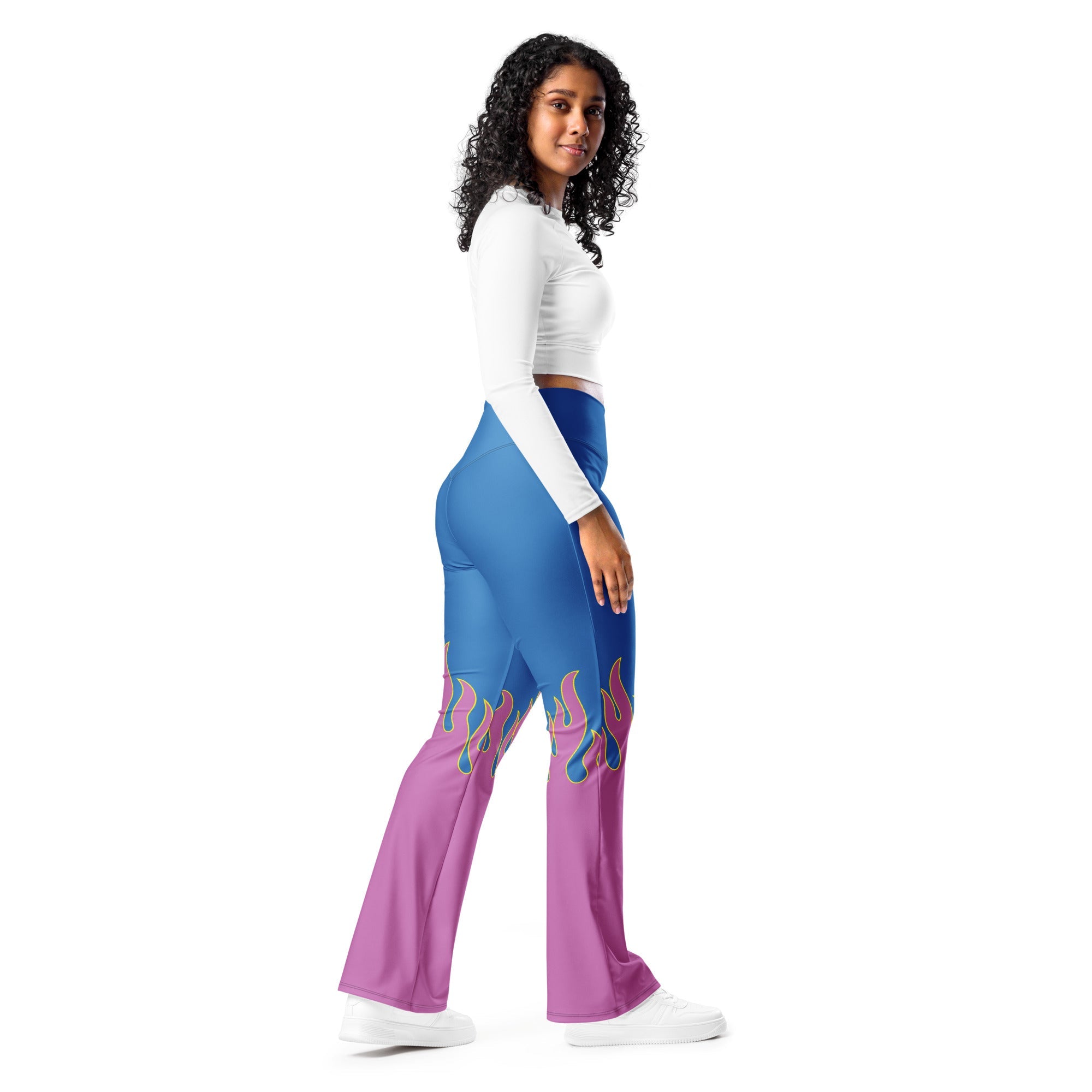Flame Pop Flare Leggings