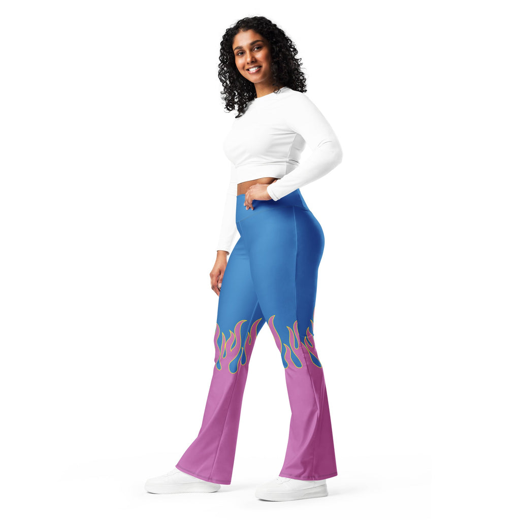 Flame Pop Flare Leggings
