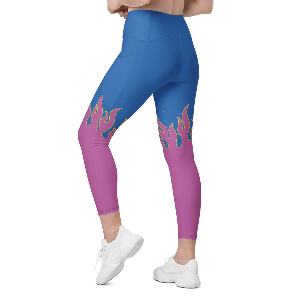 Flame Pop Leggings With Pockets