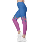 Flame Pop Leggings With Pockets