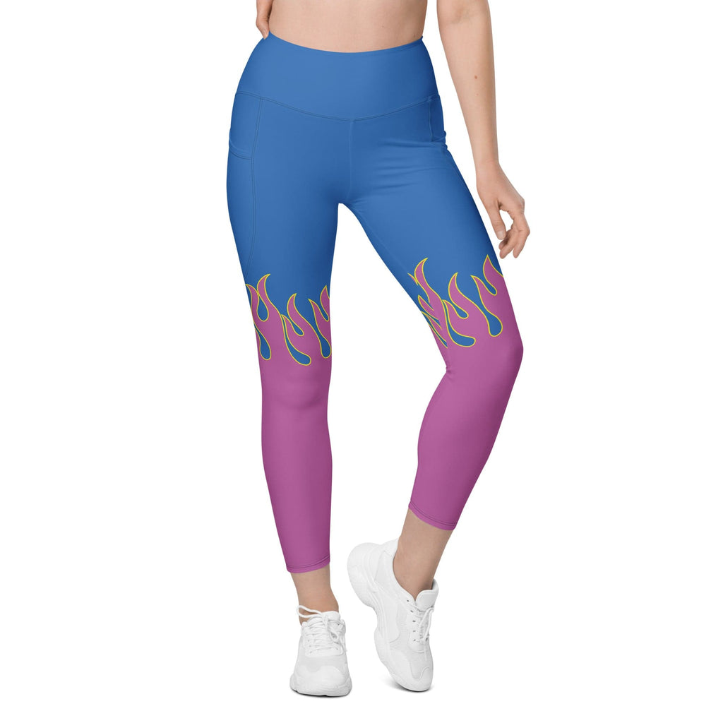 Flame Pop Leggings With Pockets