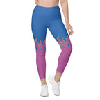 Flame Pop Leggings With Pockets
