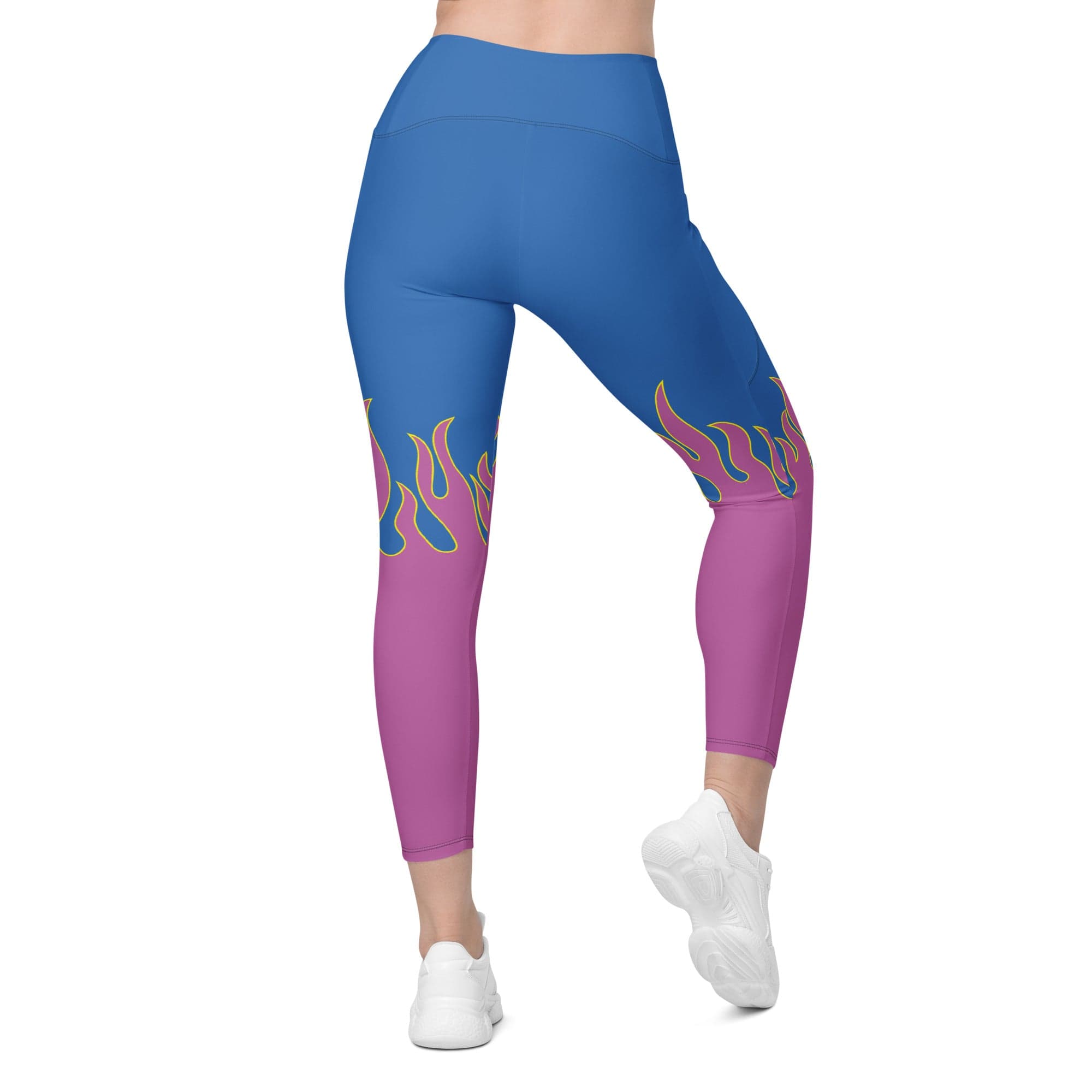 Flame Pop Leggings With Pockets