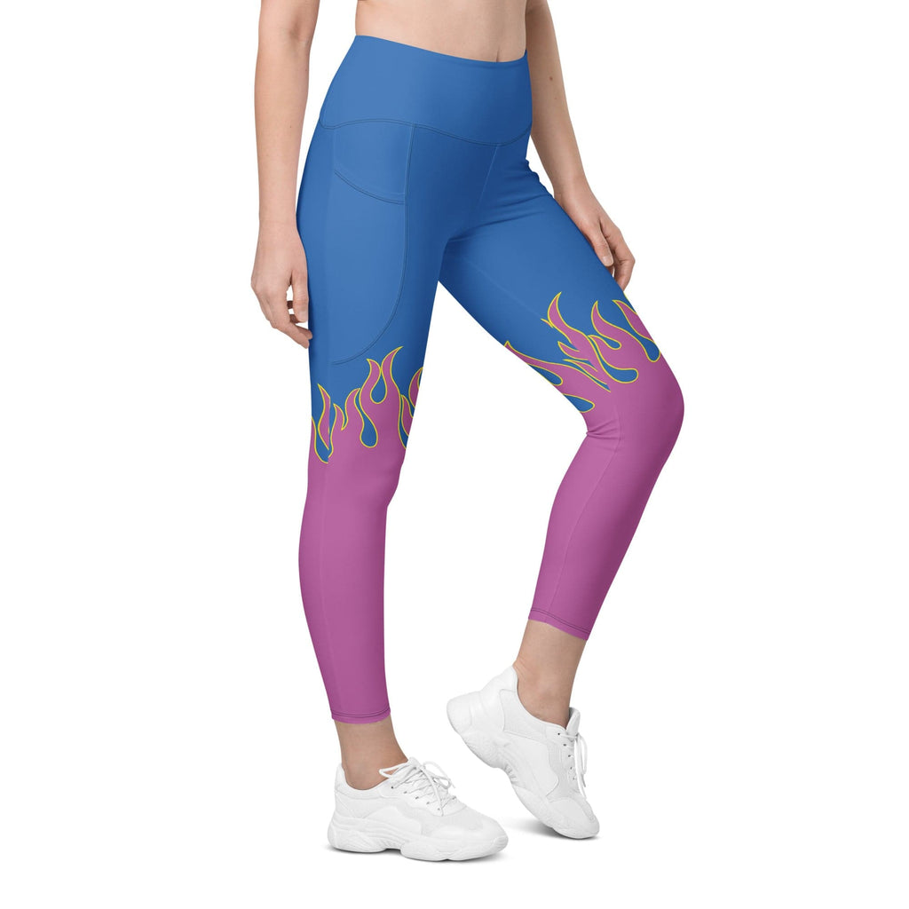 Flame Pop Leggings With Pockets