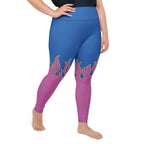 Flame Pop Plus Size Leggings