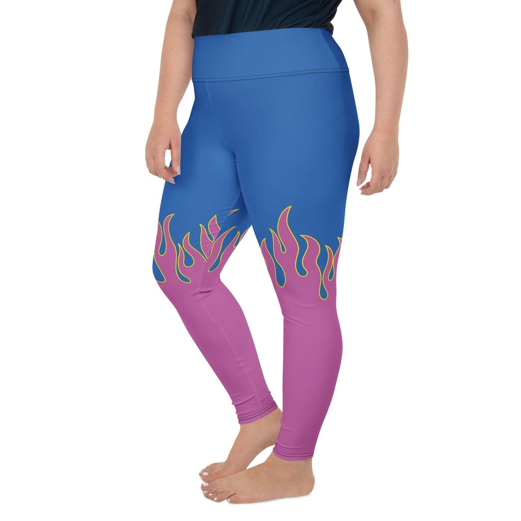 Flame Pop Plus Size Leggings