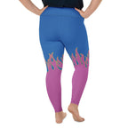 Flame Pop Plus Size Leggings