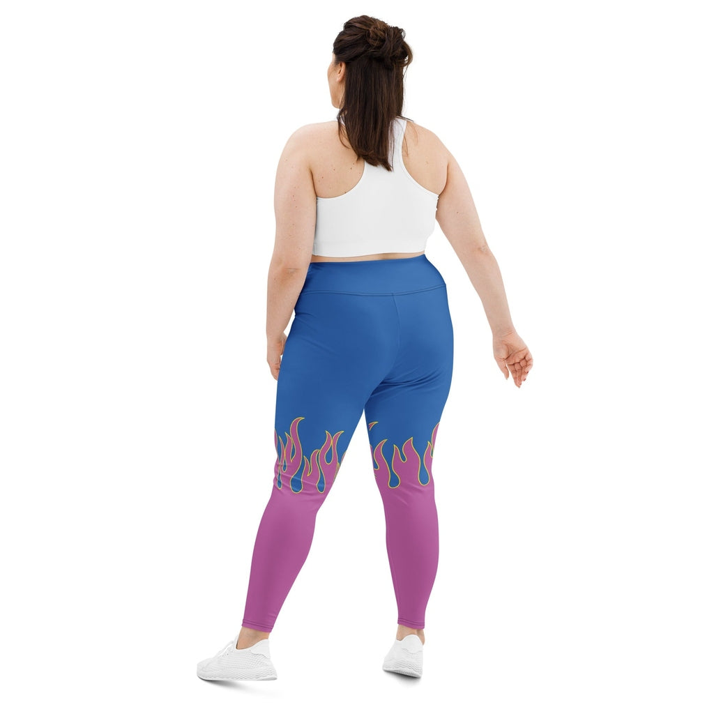 Flame Pop Plus Size Leggings