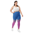 Flame Pop Plus Size Leggings