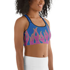 Flame Pop Sports Bra