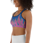 Flame Pop Sports Bra